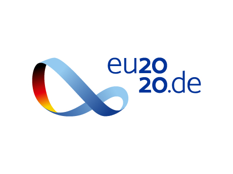 Möbiusband mit Schriftzug eu2020.de